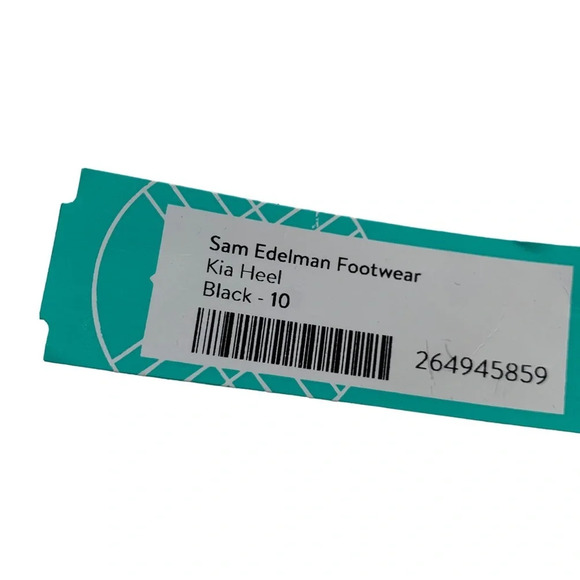 Sam Edelman Leather Kia Strappy Sandal Black Size 10 NWT - Picture 16 of 16